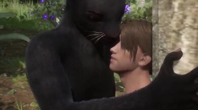 The Human Pony's First Furrification