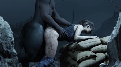 Busty Claire Rides Horse-Man in Ultra HD