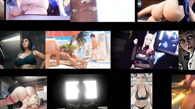 HMV PMV Chun-Li Tracer Ahri Gwen vs LOLDEPESEMUNDO