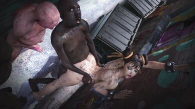 Chun-Li's Dirty Street Encounter with Blacked and BetaBang in 4K Quality!