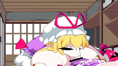 Yukari's Touhou Self-Sucking and Prostate Massage with Portal Play