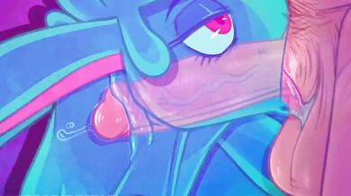 Cumming With The Tide: A Sensual Depiction Of Doggy Style And Fellatio [Involving An Anthropomorphic Aquatic Creature]