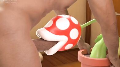 Piranha Plant Blows the Reptilian Cock!