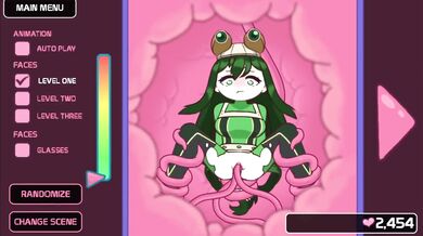 Slutty Student Tsuyu Asui Gets Gangbanged by Eldritch Horrors in the Lovecraft Locker Room