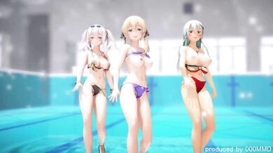 Shipgirls of KanColle Get Naked and Dance in 4K HD Quality