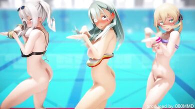 Shipgirls of KanColle Get Naked and Dance in 4K HD Quality