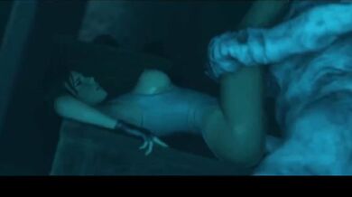 Lara Croft's Harrowing Encounter with a Savage Beast: Taken and Ravaged in the Wild