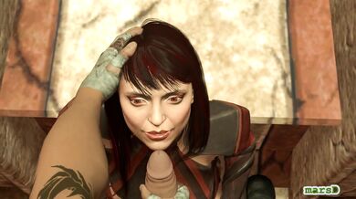 Skarlet and Kano's Rock Paper Scissors Orgy