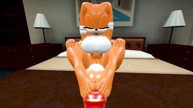 Tikal's Toes Cum All Over My Face