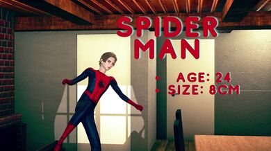 Spider-Man's creampie after a hardcore fight with Futanari She-Hulk