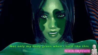 Spider-Man's creampie after a hardcore fight with Futanari She-Hulk