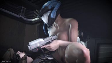 AnKhajiit's Naked Titty Fucking Adventure on a Stormtrooper's Dick