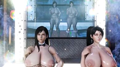 Tifa and Momiji Bang