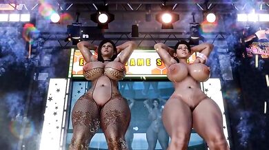 Tifa and Momiji Bang