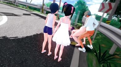 Outdoor Group Sex with Voyeuristic Viewers
