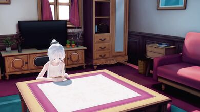 Tired of Waiting for Her Insect Husband, Haku Gets Fucked by a Bug
