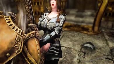 Stab my Sword into her Gaping Hole - Mjoll's Anal Adventure