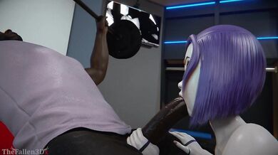 Raven's Blacked BBC Cumshot