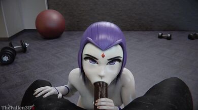 Raven's Blacked BBC Cumshot