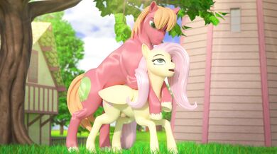 Clopcest: Big Mac and Fluttershy Go Hard in the Paddock