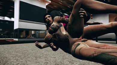 Racing to the finish with a sexy demonic creature: Mayumi Himura in Redline vs Yokai