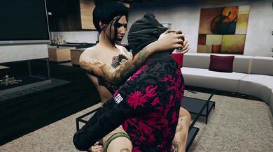 Racing to the finish with a sexy demonic creature: Mayumi Himura in Redline vs Yokai