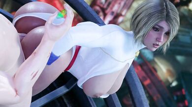 Power Girl's Sensitive Spot Discovered in This Porn Video