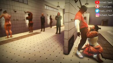 Jailbait Inmates Get Soapy in the Shower Room