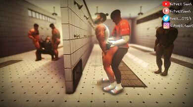 Jailbait Inmates Get Soapy in the Shower Room
