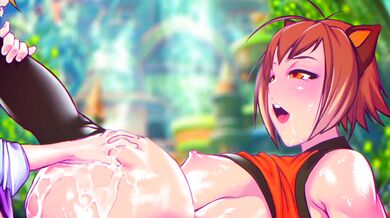 [4K] BlazBlue - Carl's Wet Lube Play with Makoto [60fps] [Washa]