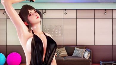 Virtual Sex Simulation with Realistic Moans: 3D Animation MMD Dance&Fuck EP.2 - Good-night Kiss [Free & Longer Ver.]