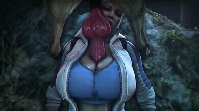 Cassie Cage's Doggy Titty Fuck