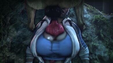 Cassie Cage's Doggy Titty Fuck