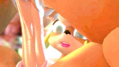 Self-loving Coco Bandicoot in wild anal adventures!