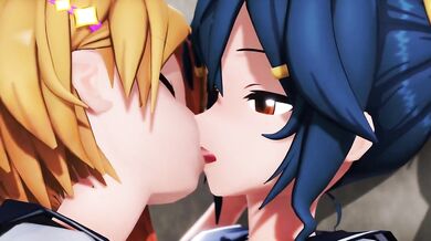 Big Boobed Brunette Bitches Taking It In The Ass [Anal]