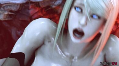 Busty Space Warrior Bitch Gets Nailed in Her Ass