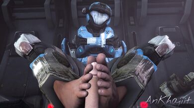 Kat's Bare Feetjob by AnKhajiit . .