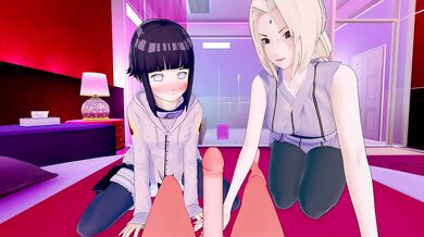 Hyuga Hinata and Tsunade's Erotic Encounter