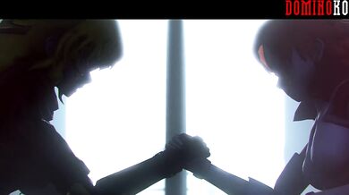 Femdom Futa Threesome with Pyrrha, Nora and Yang