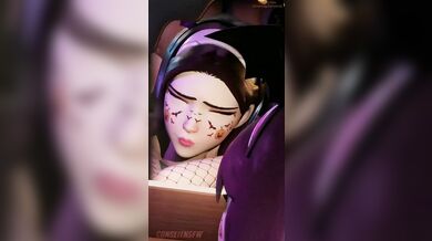 ¡Baila como un demonio con D.va en el festín de Halloween después de la fiesta [NSFW] [Subtítulos en español]!