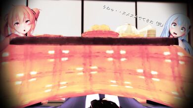 Murasame's Toesome Footjobs on Suzuya's Shaven Balls