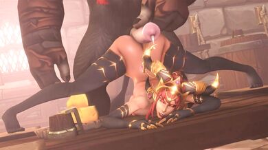 Sexy Dragon Sorceress Alexstrasza Gets Fucked Hard by a Giant Skeleton [MasturbationHQ]