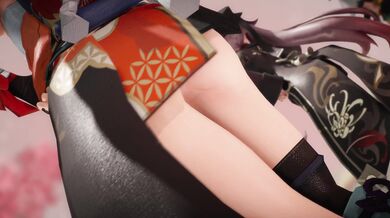 Genshin Dance Chocolate Disco (000MMD) could be rewritten as A Chocolatey Sexual Fever Dream featuring Genshin's Ecstatic Moves and Delicious Goodies (HD)