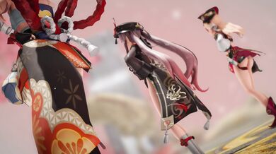 Genshin Dance Chocolate Disco (000MMD) could be rewritten as A Chocolatey Sexual Fever Dream featuring Genshin's Ecstatic Moves and Delicious Goodies (HD)