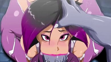 Violet BJ Animation: Taimanin Gmeen's Hot Sucking Sex