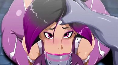 Violet BJ Animation: Taimanin Gmeen's Hot Sucking Sex