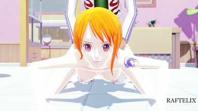 Nami's Wet and Wild Tongue Action in One Piece Episode 20!