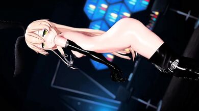 Navy Girls' Short Skirts Bring Out the Big Guns in MMD Porn Parody