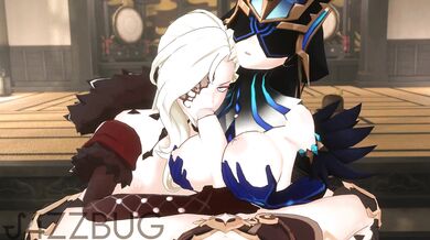 Mirror Play with Signora and J4ZZBUG [Threesome Erotica]