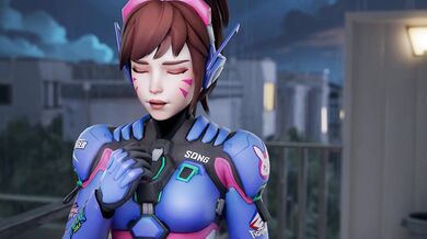 D.Va's Unplanned Encounter [White][Aphy3D][No Watermark]